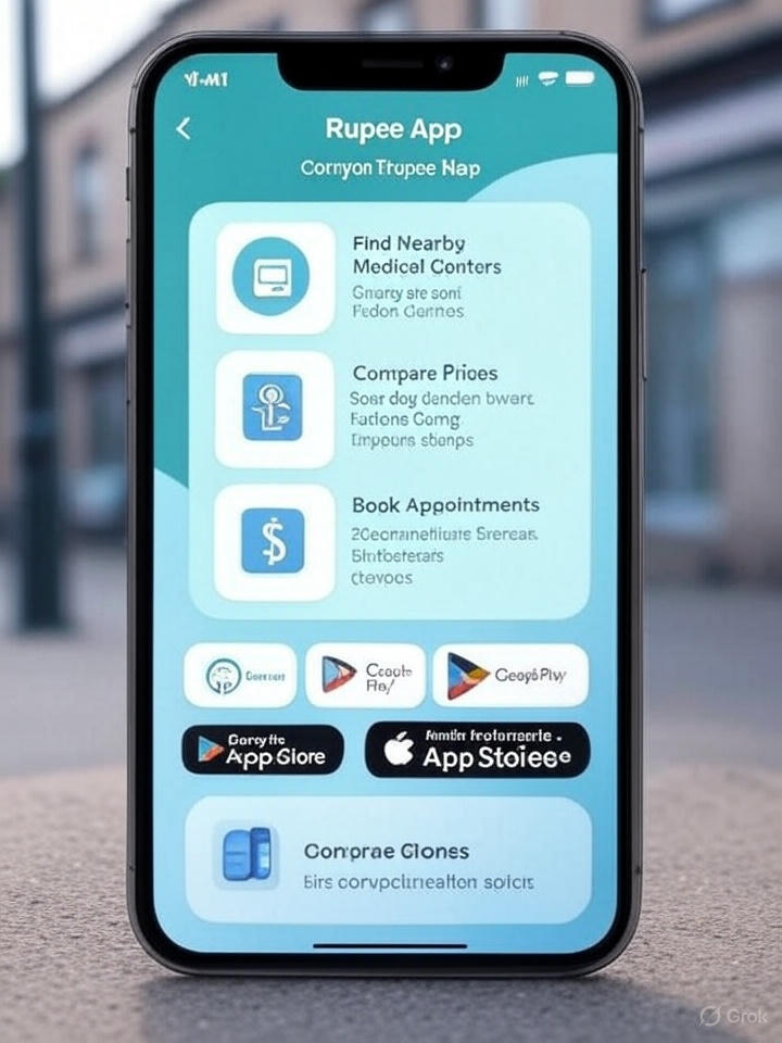 E-One Rupee App Mockup